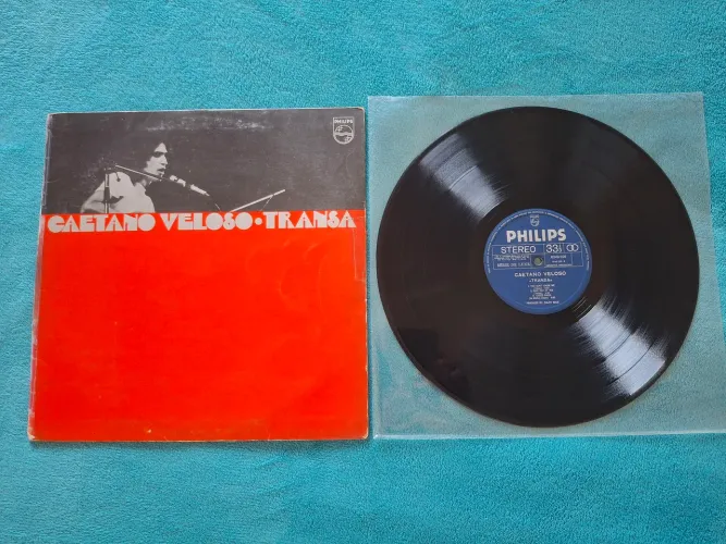 LP Caetano Veloso Transa Capa Dupla bom estado 