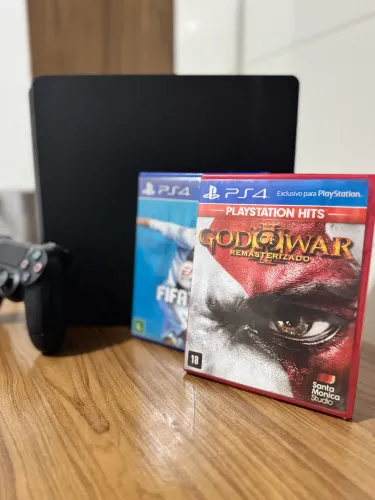 Ps4 Slim 1TB Com jogos 
