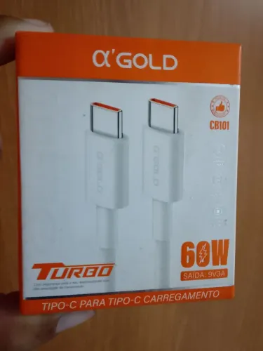 Cabo a'gold tipo C tipo C de 60 w turbo