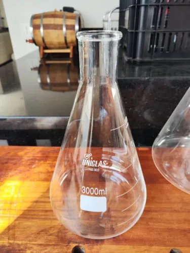 Erlenmeyer 3l borosilicato