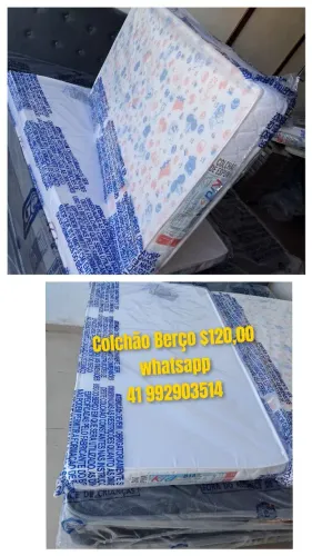 Colchão berço americano 130x70x10 novo # 10x sem juros no cartão