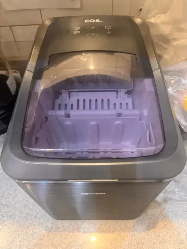 Máquina de Gelo EOS Ice Compact 15kg Titanium (220V) - Perfeito Estado