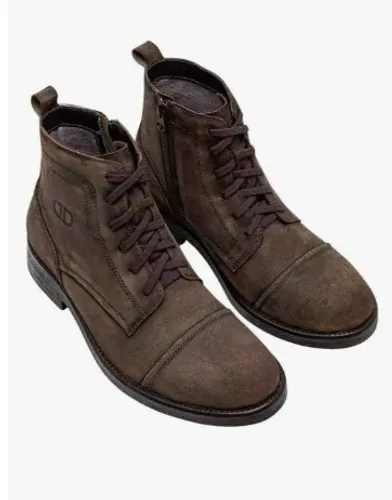 bota masculina coturno democrata dust garage marrom