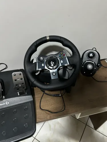 Logitech G920 Completo + Pedais + Caixa Original | Xbox e PC