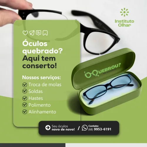 Conserto de óculos!!!