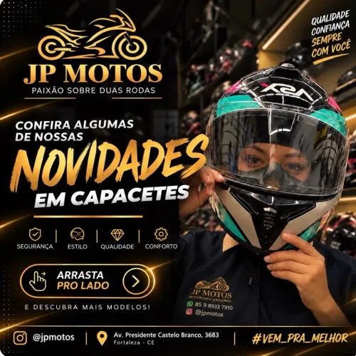 Capacetes Disponíveis