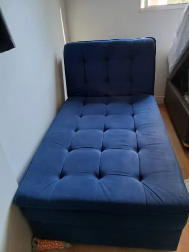 Chaise Excelente!  Largura;84 cm -Comprimento: 159 cm (com encosto totalmente reclinado)