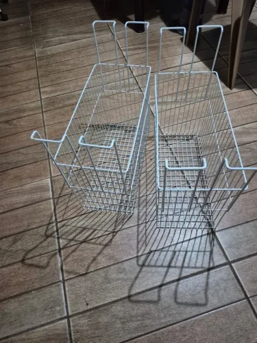 Cesto metalico organizador para freezer leia antes de perguntar!
