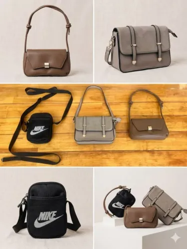 Kit com 3 Bolsas Para o Dia a Dia 