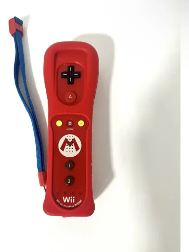 Nintendo Wii Remote Plus Mario Em Ótimo Estado (Usado com caixa)
