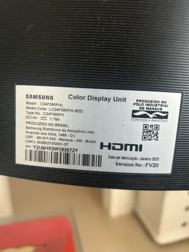 monitor samsung hdmi 24? com suportes mesa e articulado