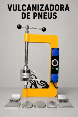 Máquina Vulcanizadora De Pneus Caminhão Linha Pesada 220v Rotta376