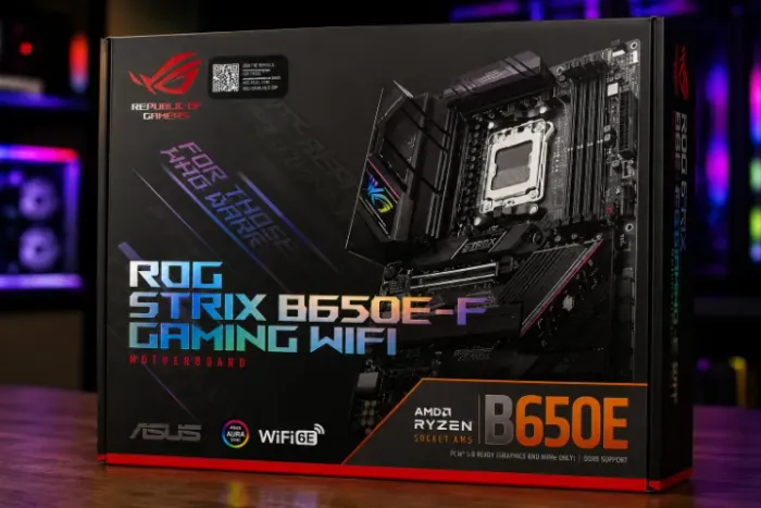 Placa-mãe ASUS ROG Strix B650E-F Gaming WiFi DDR5 AM5 ATX PCIe 5.0