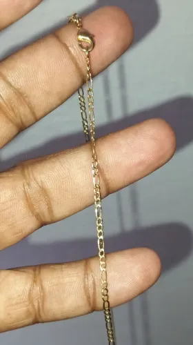 Corrente Masculina banho de ouro 3g