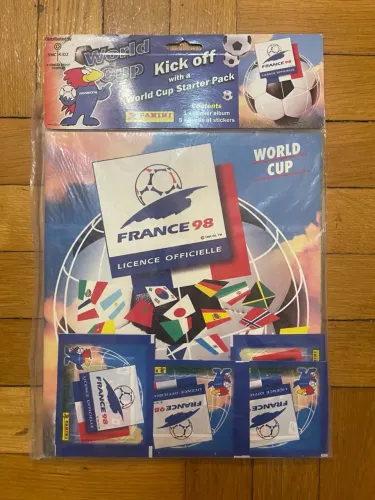 ÁLBUM COPA DO MUNDO FRANÇA 98 LACRADO