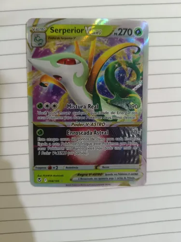 Carta pokémon serperior v-astro original