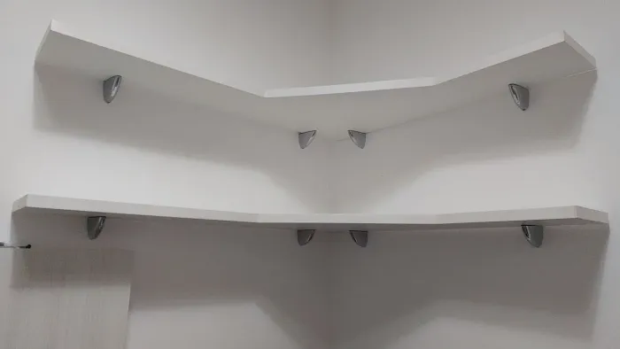 Prateleira de canto duas unidades 