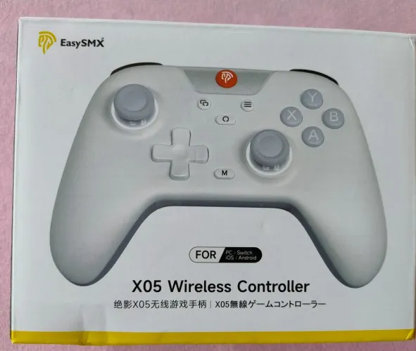 Controle Sem Fio EasySMX X05 PC, Switch, iOS e Android - Branco - NOVO