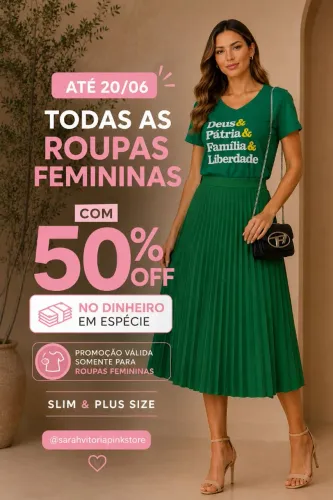 Moda feminina em promoção 