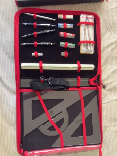 Kit Desetec A4 Trident Completo Para Desenho Técnico E Arquitetura