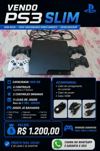 PS3 Slim 500GB