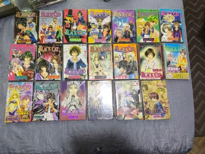 Black Cat: Mangás em JAPONÊS - Coleção COMPLETA (Volumes 1 ao 20)