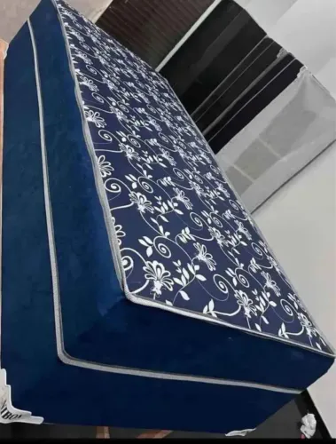CAMA DE SOLTEIRO AZUL