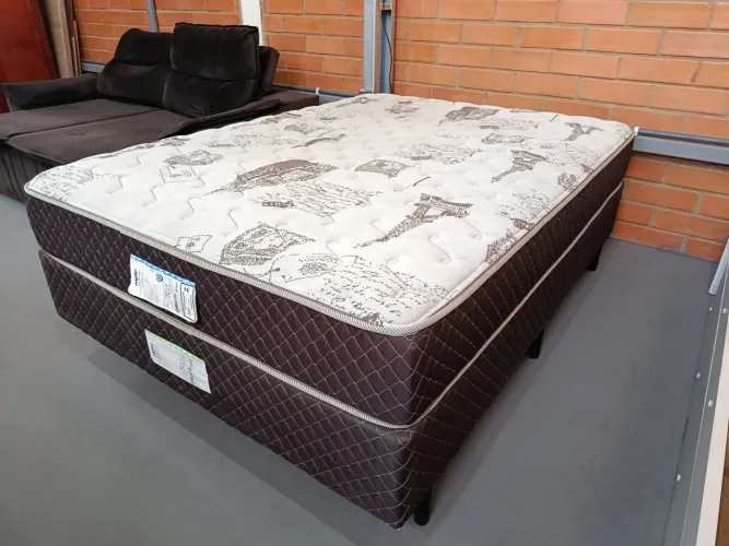 Box Casal Ecoflex Classic - Molas Ensacadas 1,38x1,88