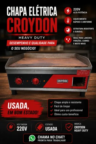 CHAPA ELÉTRICA CROYDON