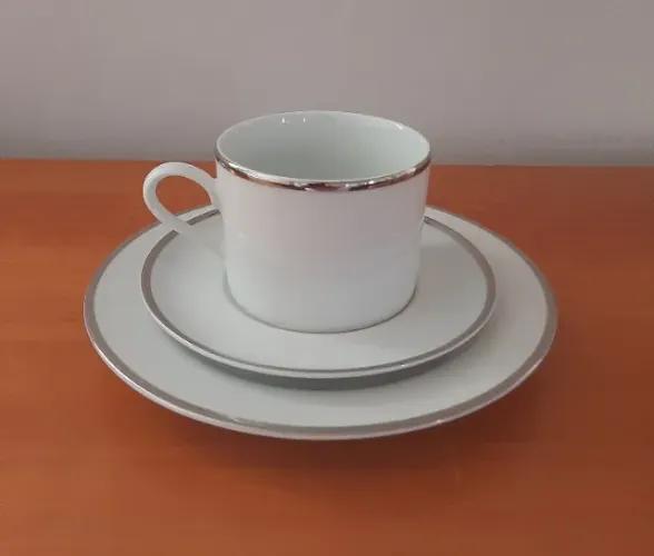 Xícara Porcelana Scmidt Linha Renda