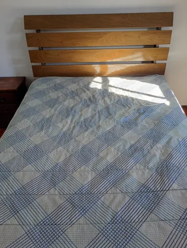 Cama box casal com cabeceira
