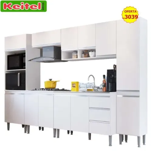 Cozinha Modulada Athena 6 peças Branca