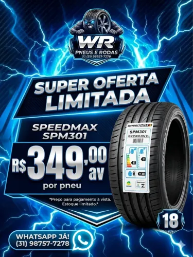 Pneus 185/35/17 SPEEDMAX NOVOS   R$349 cada   WhatsApp [ *] 