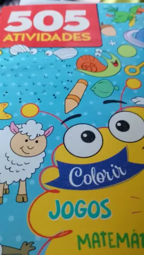 505 ATIVIDADES PARA COLORIR JOGOS LÓGICA MATEMÁTICA R$ 29,999
