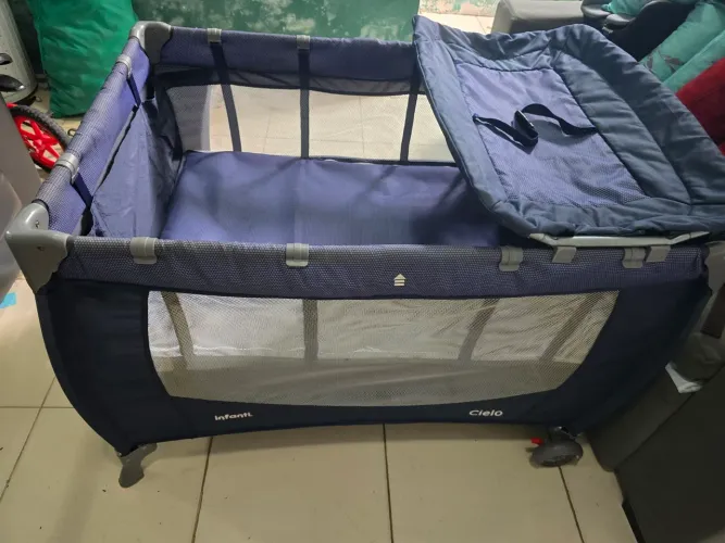 Berço Portátil Infanti Cielo Azul
