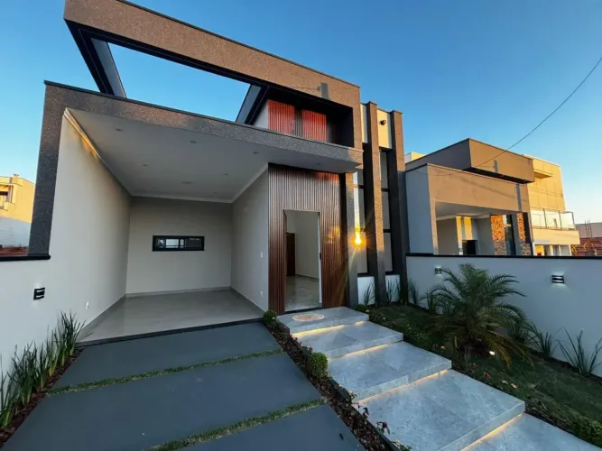 Casa À Venda No Condomínio Reserva Dos Ypês II Com Espaço Gourmet E Acabamento Impecável