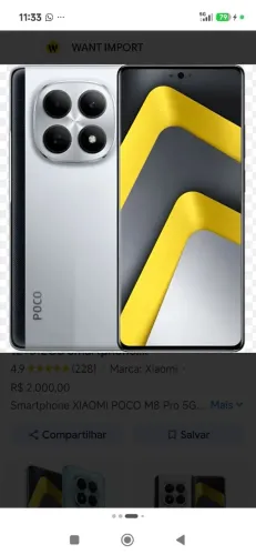 Poco m8 pro 5g NFC