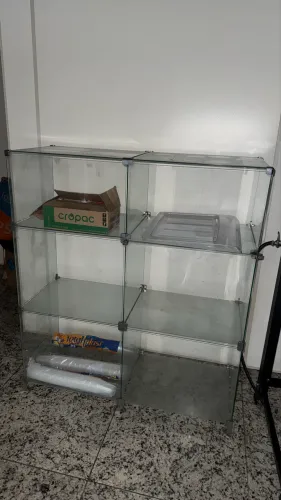 Expositor de vidro