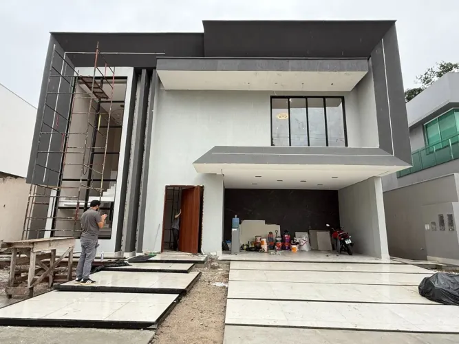 Alphaville 2, Casa Duplex com 5 suites, Área gourmet, Piscina, churrasqueira, 500m²