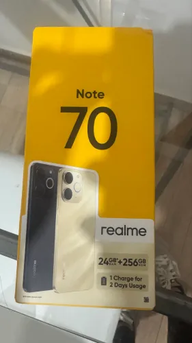 Celular REALME note 70 256gb (NOVO)