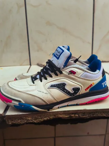 Tênis de futsal joma top flex rebound branca