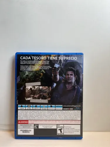 Jogo UNCHARTED 4, A THIEF?S END. Mídia física(disco) e usada ?Jogo para PS4