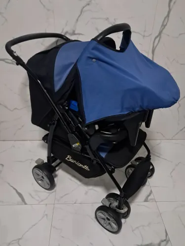 Carrinho e Bebê Conforto Burigotto Impecável Lindo