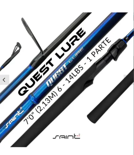 Vara pesca Saint Quest Lure 14lbs 2,13 Interiça para molinete