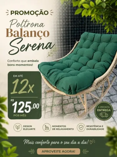Poltrona Balanço Serena