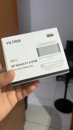 Lente Viltrox 56mm F1.4 para Sony, Lacrada!
