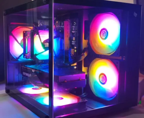 PC Gamer Ryzen 7 (8/16) + RTX 3060 12GB + 16GB RAM +480GB SSD+ B450m (PC Quase Novo) 