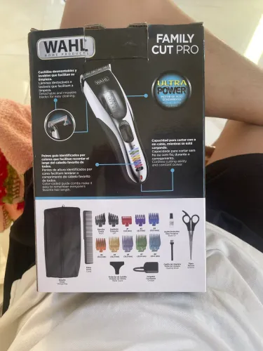 Máquina de Corte Wahl Family Cut Pro - 16 Peças