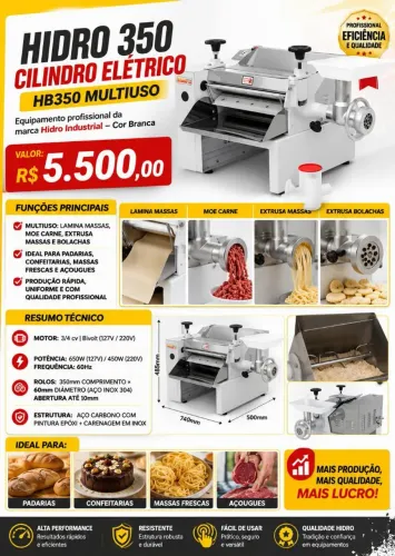 Vendo máquina de confeccionar massas moer carne e modelar massas