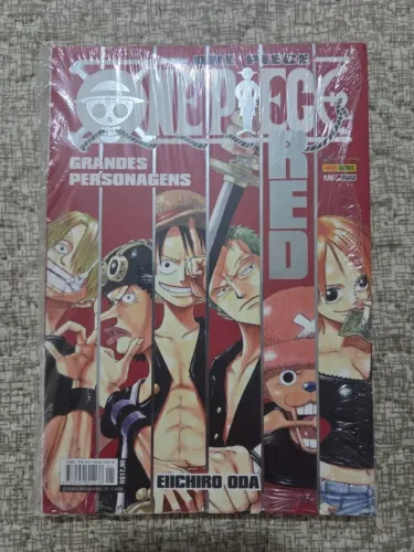 Mangá One Piece Red - Grandes Personagens - Databook Panini (1ª edição)